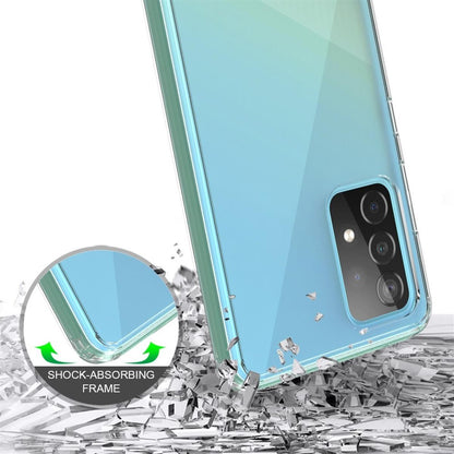 Hülle für Samsung Galaxy A52/A52 5G/A52s 5G Handyhülle Hybrid Case Cover Klar