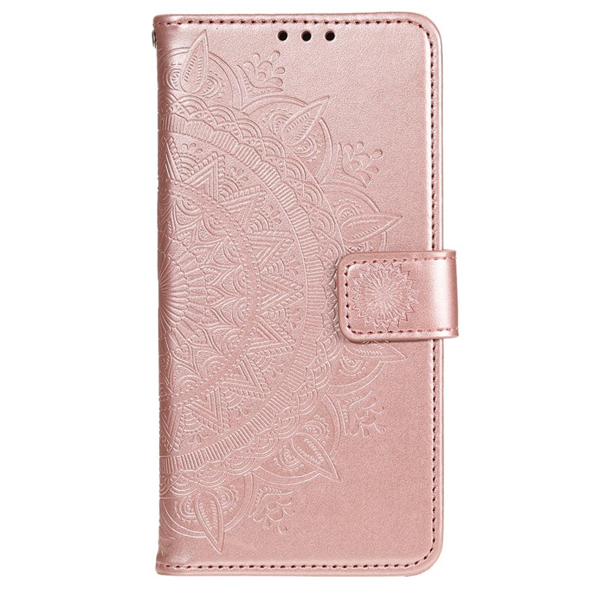 Hülle für Xiaomi 12/12X Handyhülle Flip Case Cover Tasche Etui Mandala Rosegold