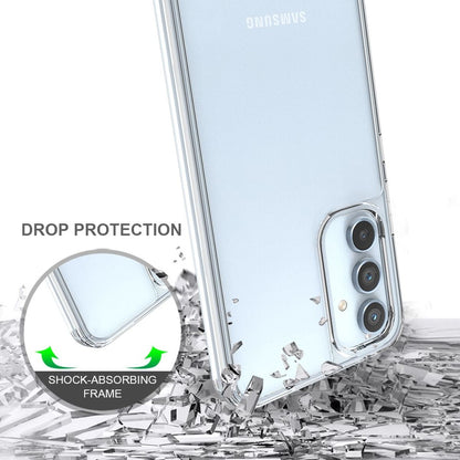 Hülle für Samsung Galaxy A54 5G Handy Case Hybrid Silikon Bumper Cover Klar