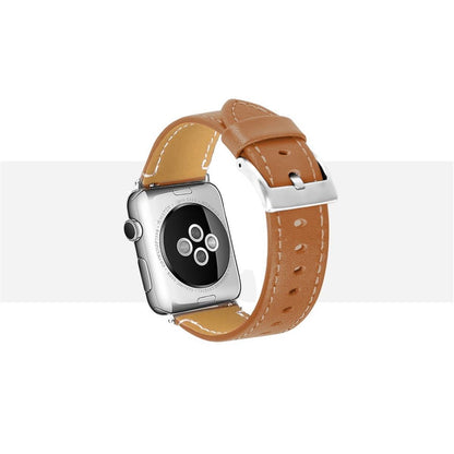 Leder Armband für Apple Watch 49/45/44/42mm Retro Series Ultra/8/7/6/SE/5 Braun