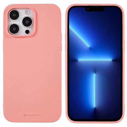 Hülle für Apple iPhone 14 Pro Max Handyhülle Silikon Case Cover Matt Lachsfarben