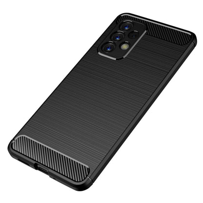 Hülle für Samsung Galaxy A33 5G Handyhülle Silikon Case Cover Carbonfarben